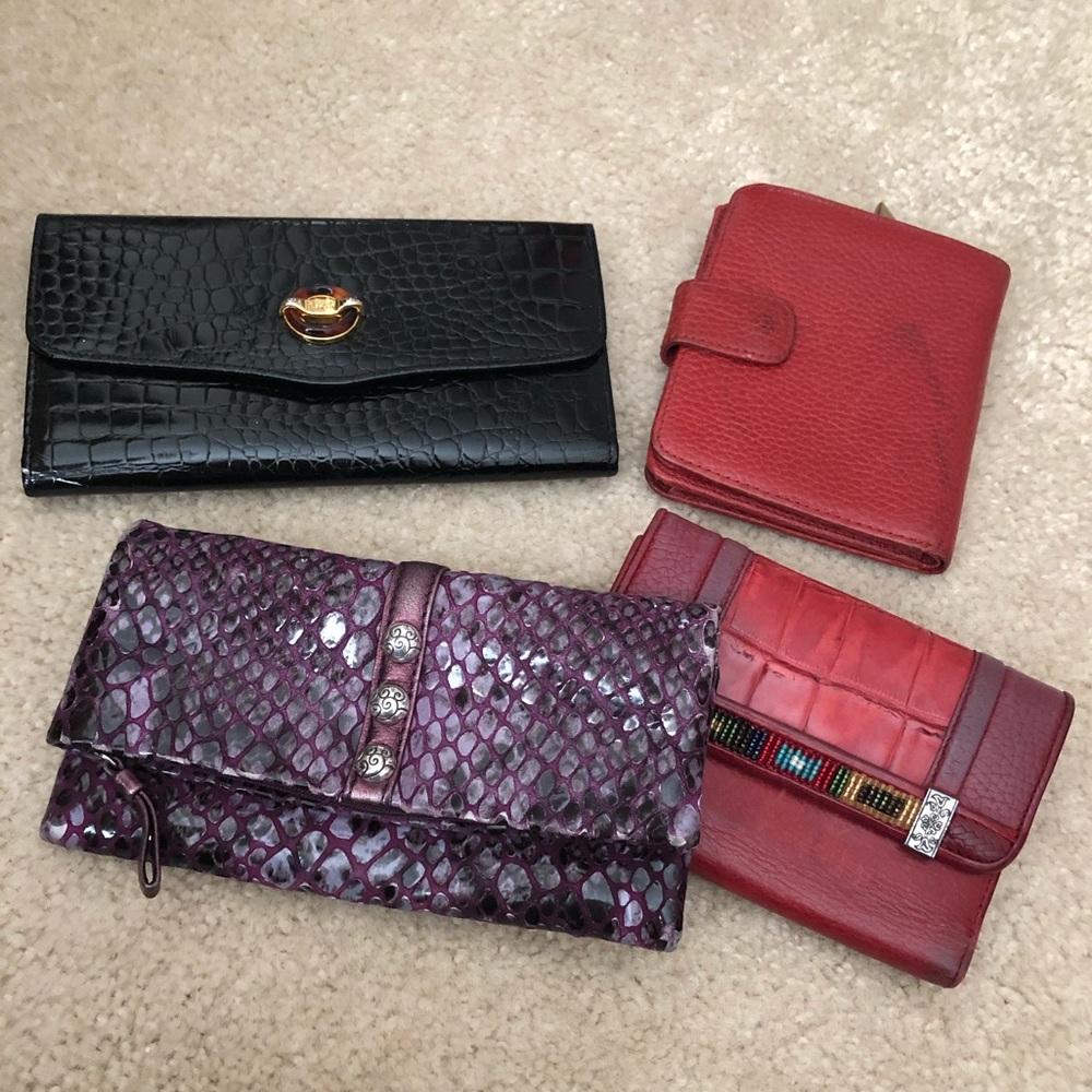 Lot of vintage wallets Brighton Fossil Renoir